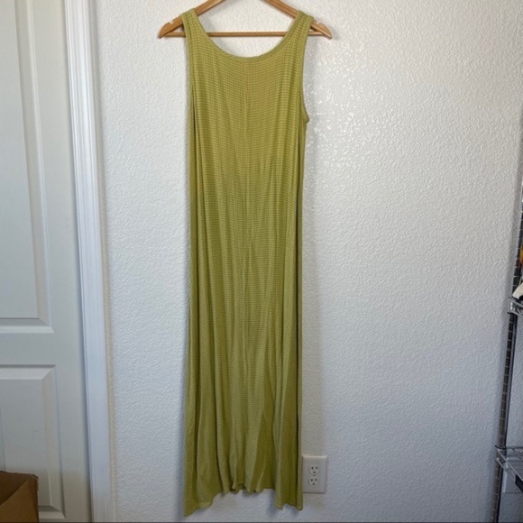 Chartreuse Maxi Tank Dress by Double D Ranch - Picture 1 of 5